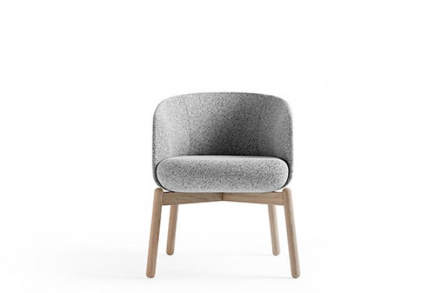 Stolice | Low Nest Chair Wood | +Halle