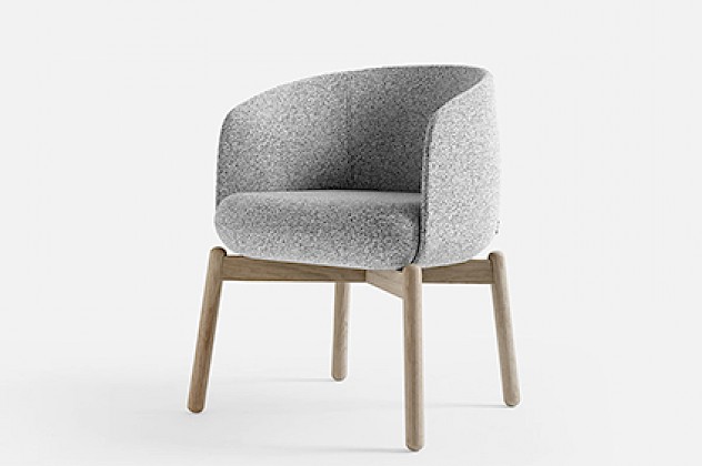 Stolice | Low Nest Chair Wood | +Halle